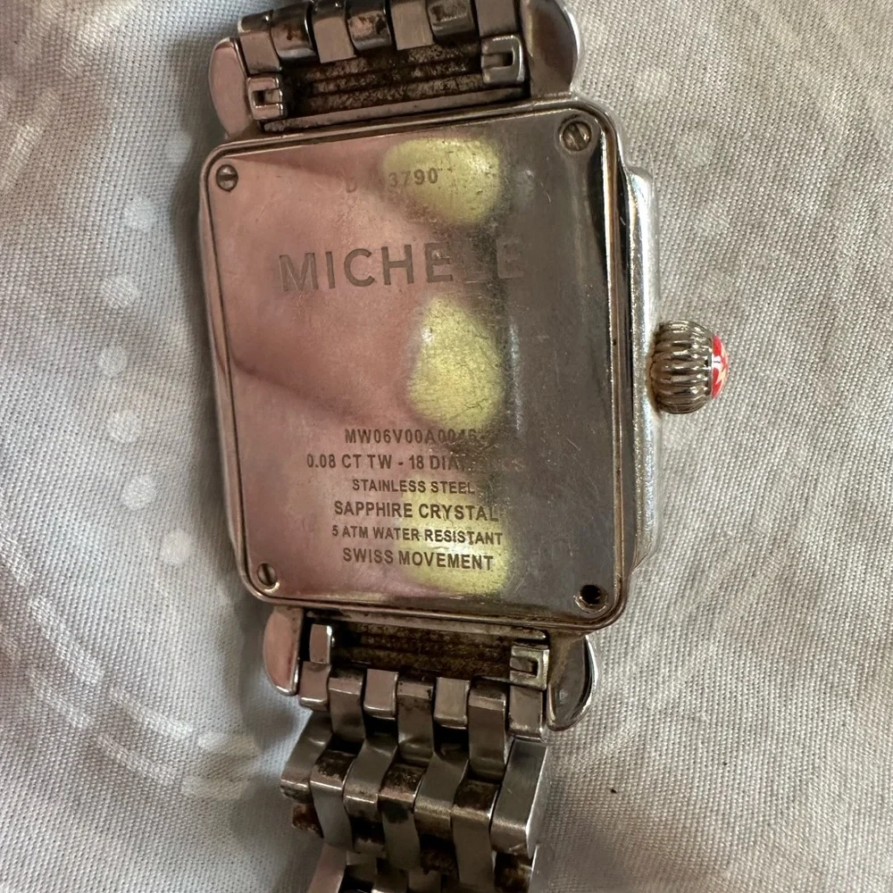 Michele mother of pearl Deco Watch - Picture 2 of 7